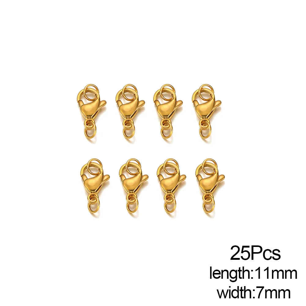Stainless Steel Lobster Clasps Connector for DIY Jewelry Making