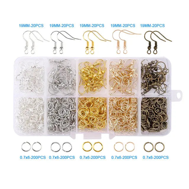 Jewelry Making Supplies Kit with Tools, Copper Wires and Findings