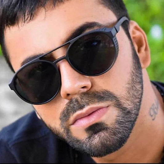 New Punk Small Frame Sunglasses Men's UV400 Vintage Eyewear