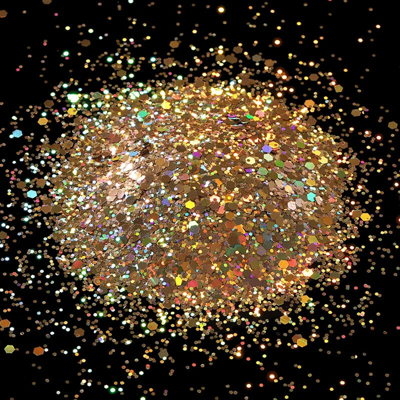 10g Holographic Hexagon Chunky Glitter for Epoxy Resin Art