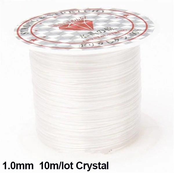 100m Strong Elastic Beading Thread Cord 0.5-1mm for Jewelry
