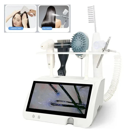 2024 Professional Hair Scalp Care Machine Nanometer Spray Hair Therapy Machines Anti-hair Loss Scalp Massager for Hair Salon