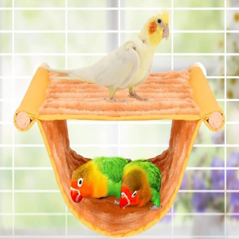 Parrot Nest Fashion Pet Bird Parrot Cages Removable Washable Warm Hammock Warmer Hanging Cave Sleeping Hatching