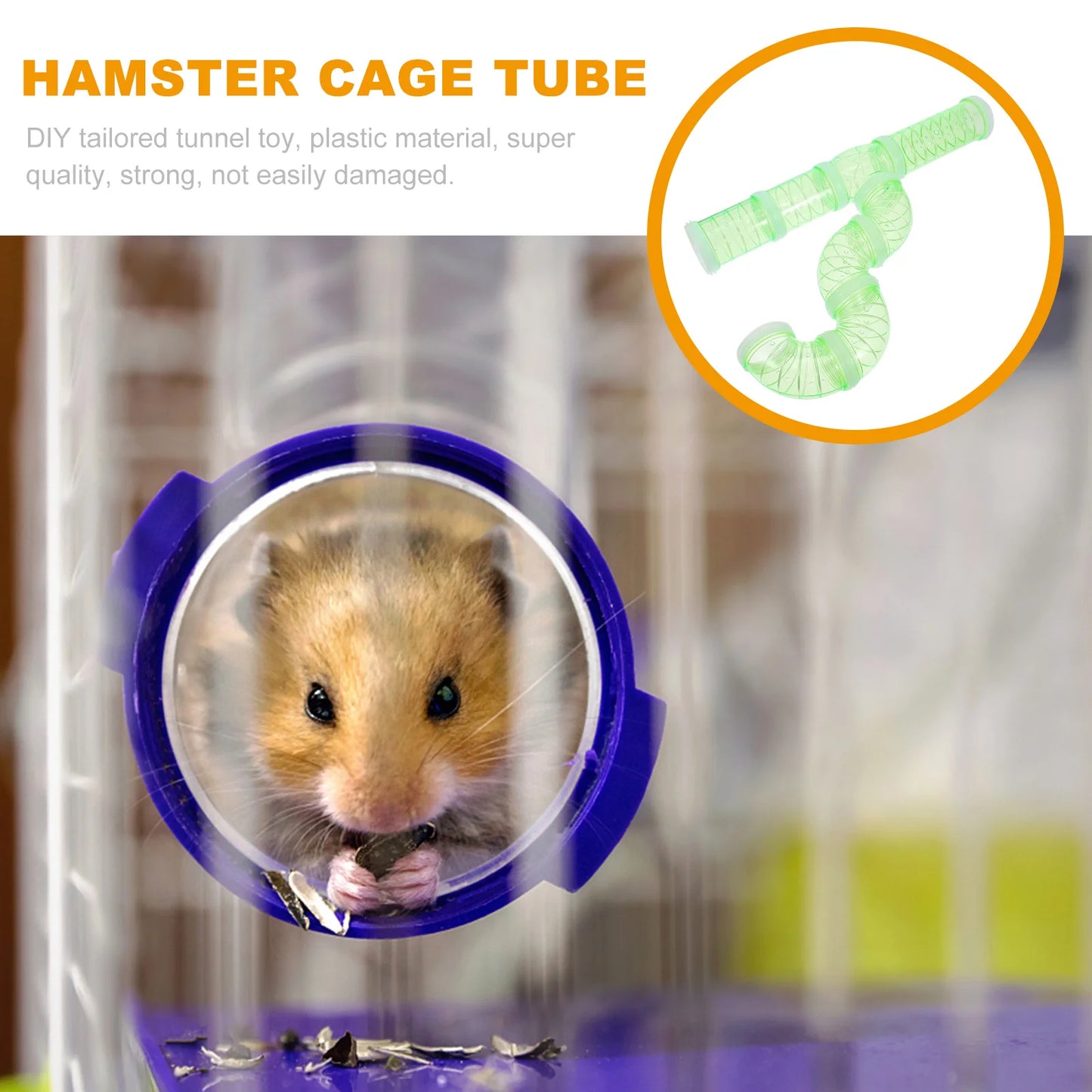 Hamster Tubes Cage Tunnel Tunnels Tube Accessories Pet Diy External Ferret Kit Guinea Set Connection Rat Hideout Maze