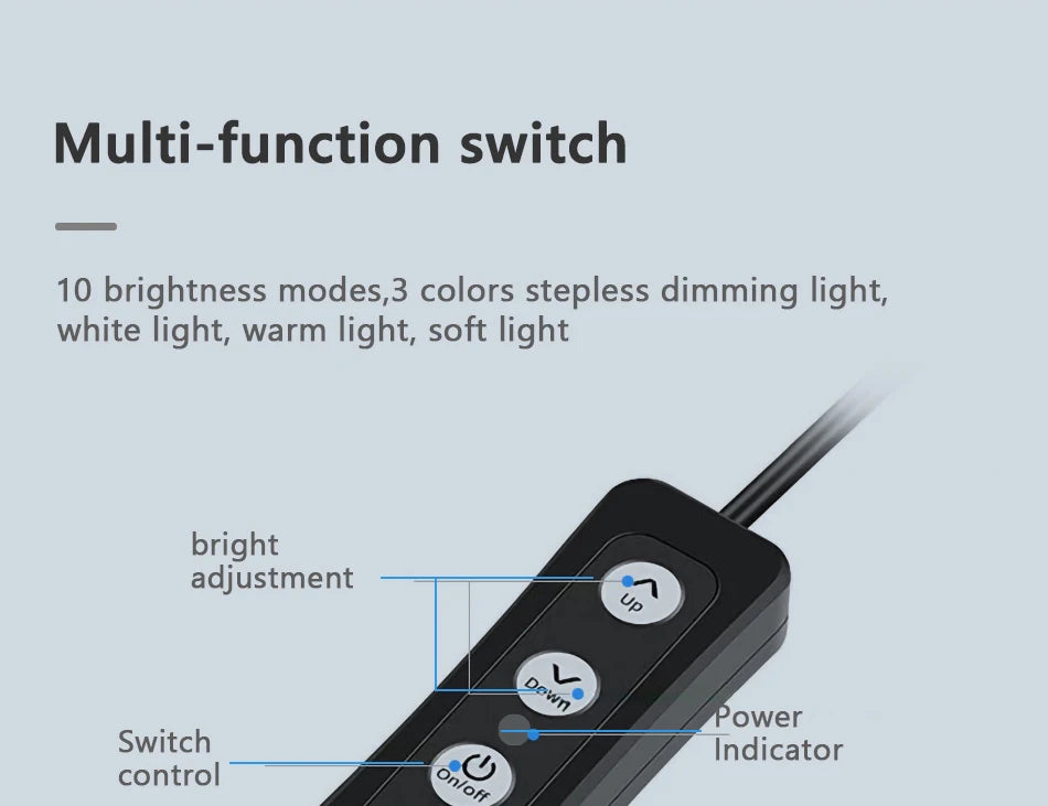 10inch Selfie Ring Light with Tripod for Video Recording
