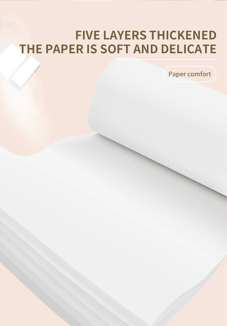 Max 48 Rolls Coreless Toilet Paper Household Pack Soft Absorbent Tissue