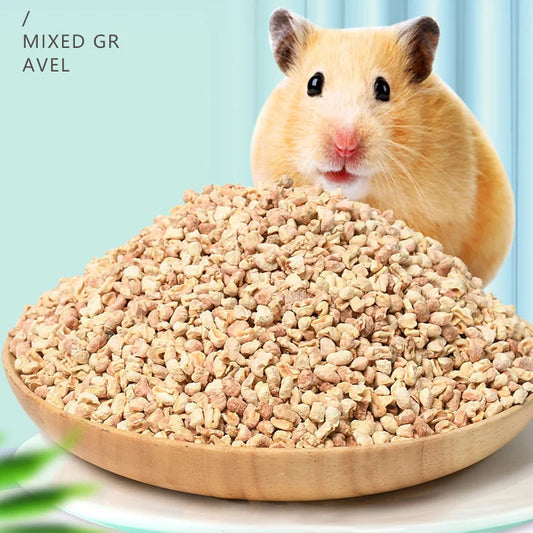 500g Natural Edible Corn Cob Hamster Bedding Toilet Supplies Deodorant Sawdust Hedgehog Chinchilla Winter Warm Cage House Filler