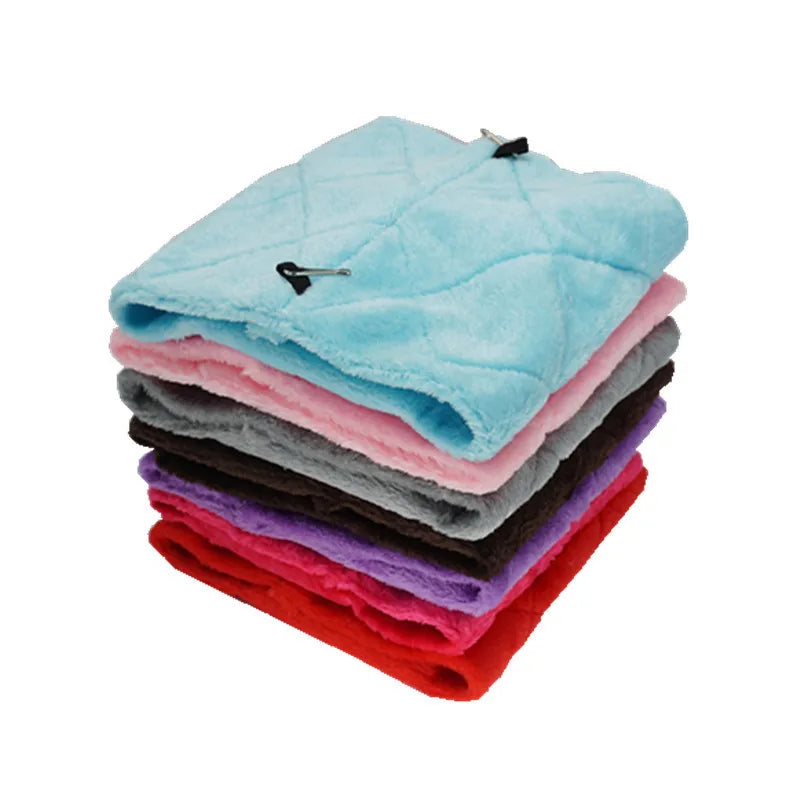 Fashion Pet Bird Cages Warm Parrot Hammock Soft Plush Birds Nest Hut Tent Bed Hanging Cave for Sleeping and Hatching Shed House