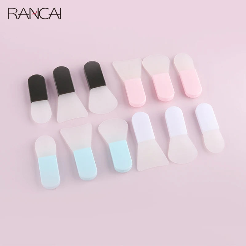 Silicone Mask Brush Makeup Facial Face Cream Making Tools Mini Portable Travel Gel Mixing Smear Supplies Tool For Make Up