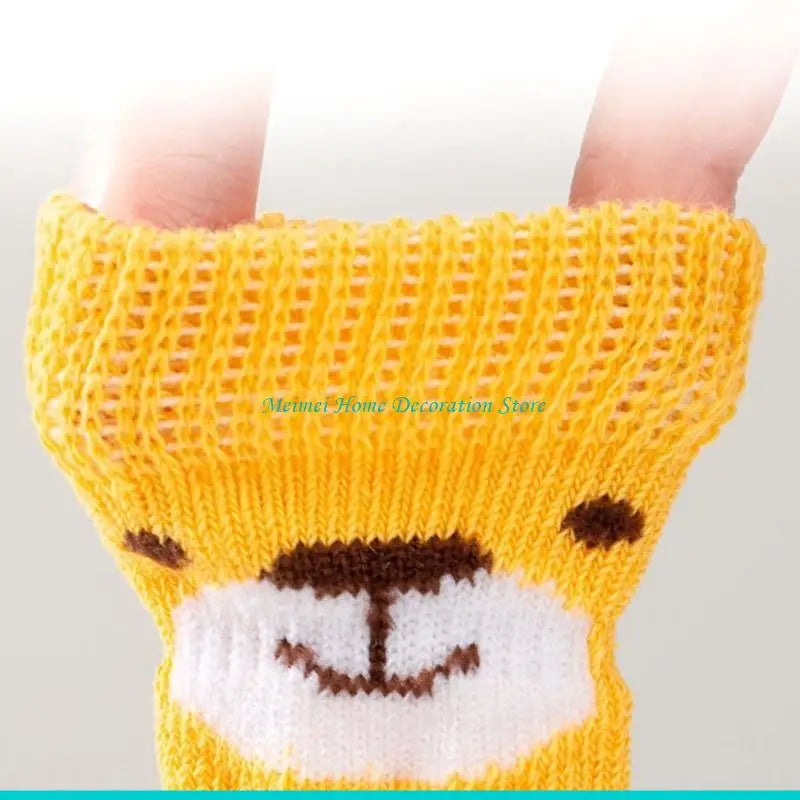 Dog Knee Socks for Winter Knee Protections Pet Knee Protectors Knit Knee Pads Suitable for Small Dogs Indoor Wearing