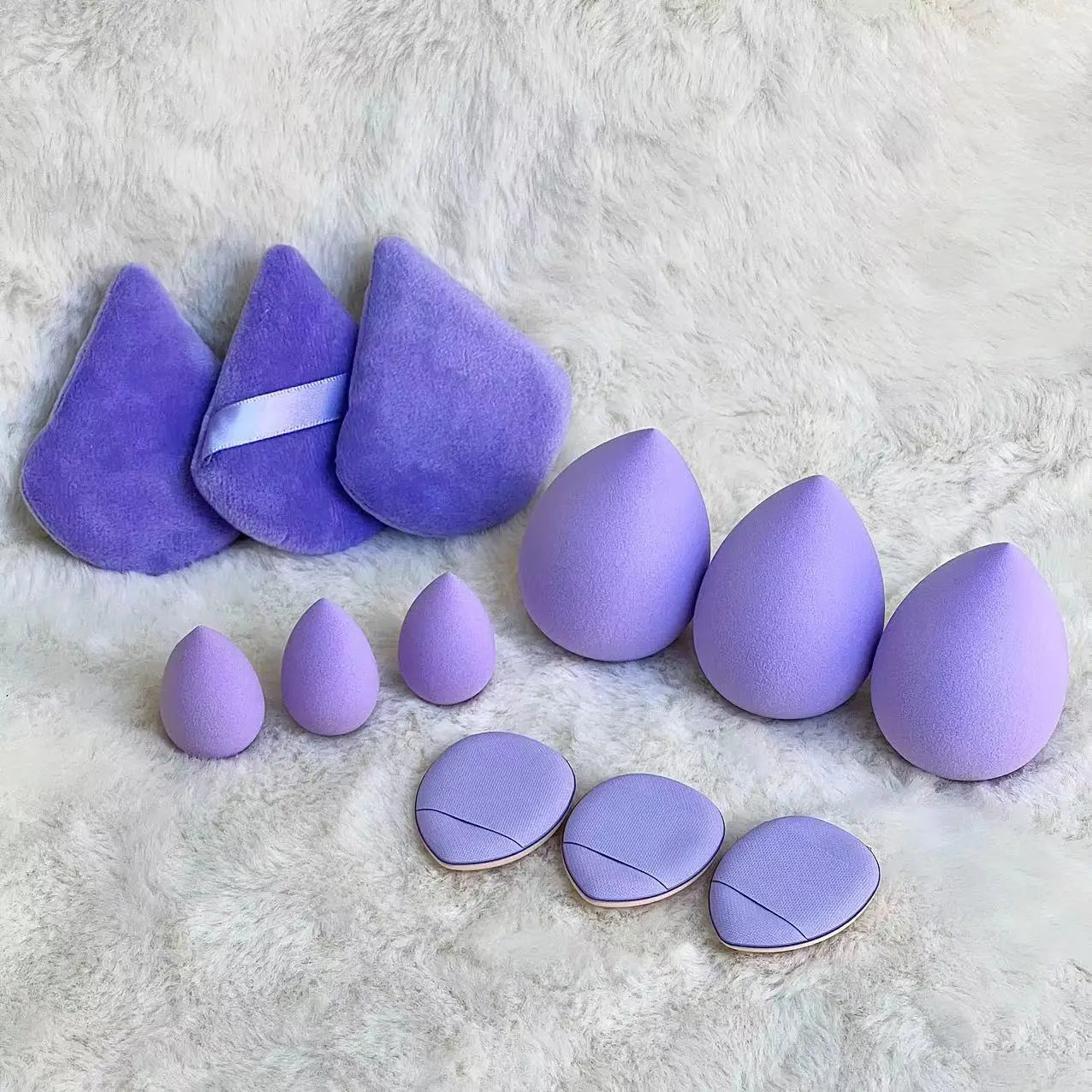 12Pcs Makeup Sponge Blender Beauty Egg Set for Flawless Application