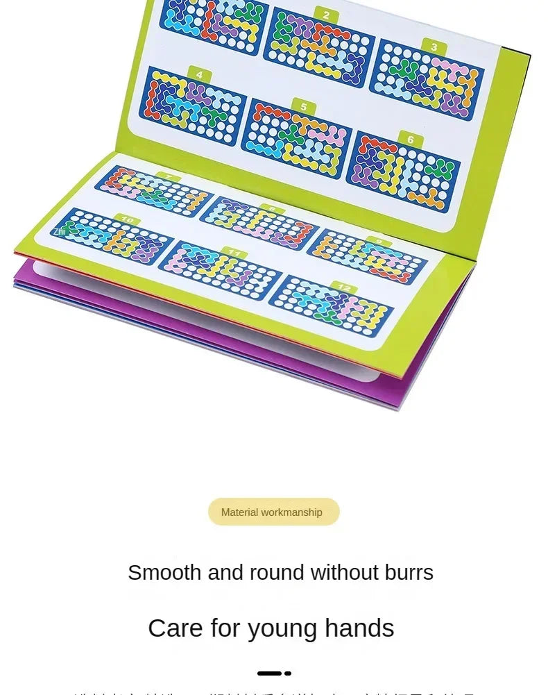 120 Challenges IQ 3D Puzzle Board Game Classic Montessori Toy