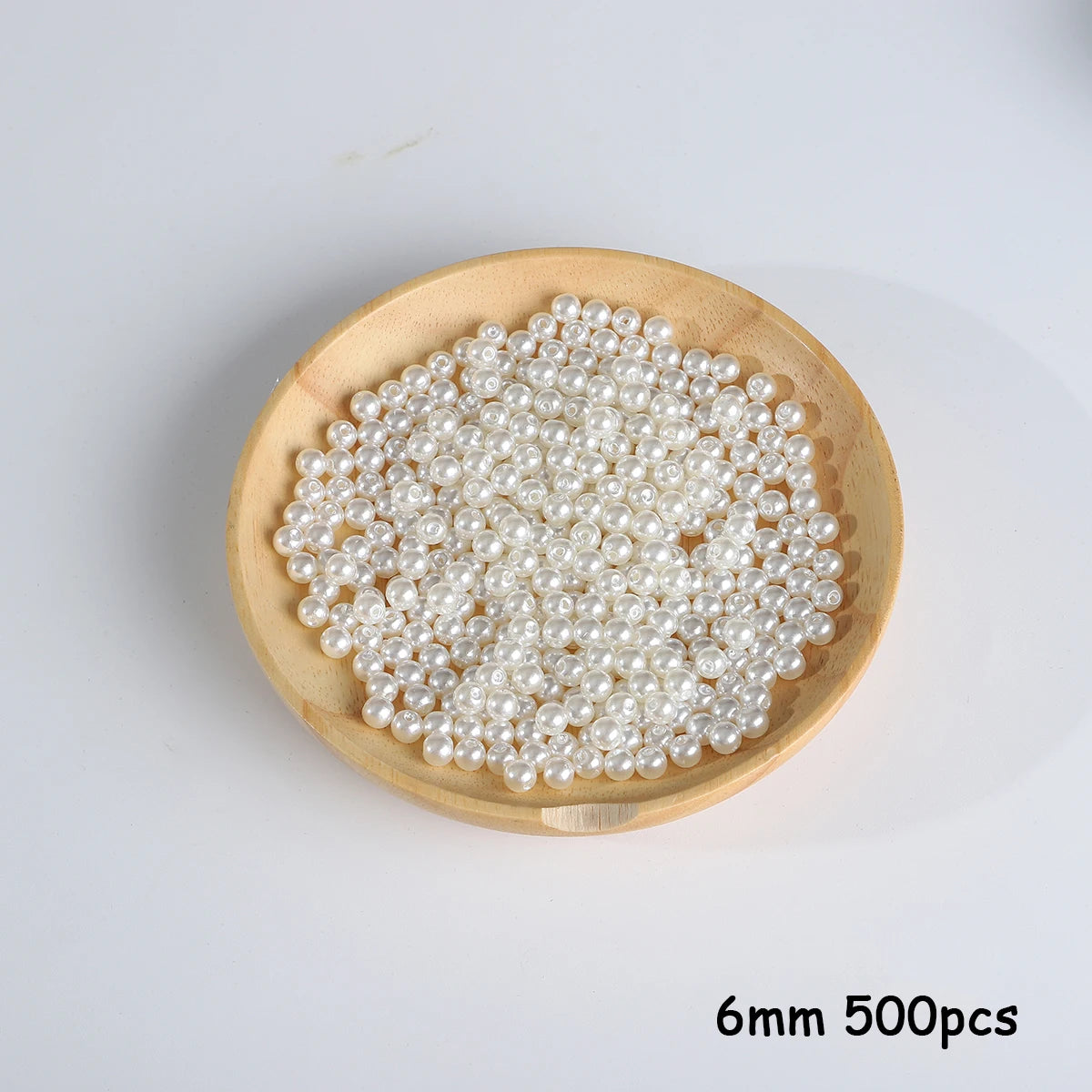 3-20mm 10-1000pcs Straight Hole ABS Imitation Pearl Beige White Bracelet Beads for DIY Jewelry Making