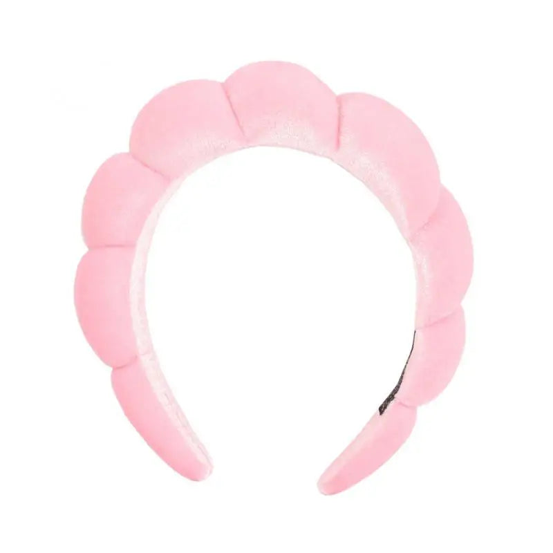 Women Spa Headband For Washing Face Shower Sponge Hairbands Fashion Winter Puffy Makeup Hair Hoop Headwear Hair Accessories