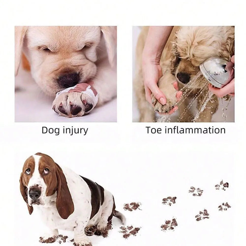 4-Pack of Non-Slip Dog Socks to Prevent Licking and Biting of Hard Wooden Floors, Strong Grip, Paw Protection, Anti-Scratch Cat and Dog Socks