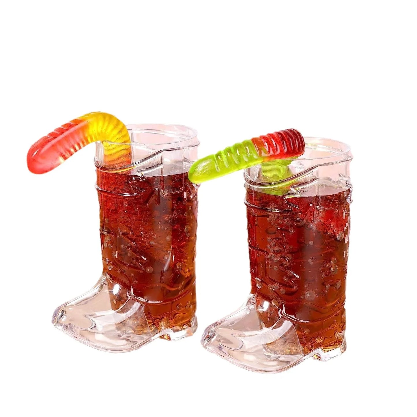 5pcs Mini Western Cowboy Boot Shot Glasses