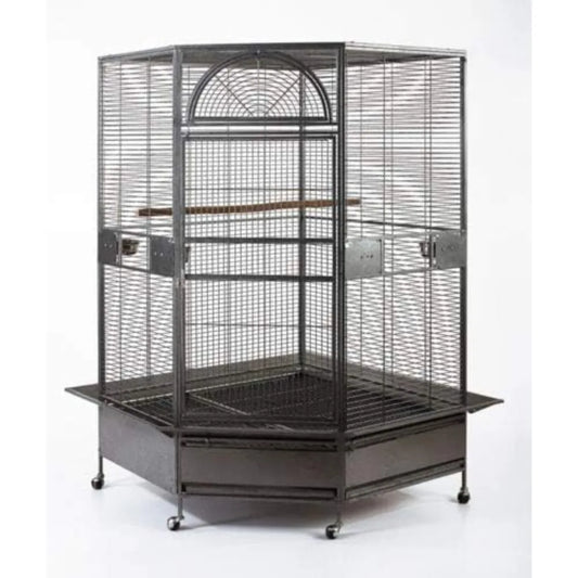 Parrot Escape Jumbo Corner Bird Cage Aviary (X-Large)