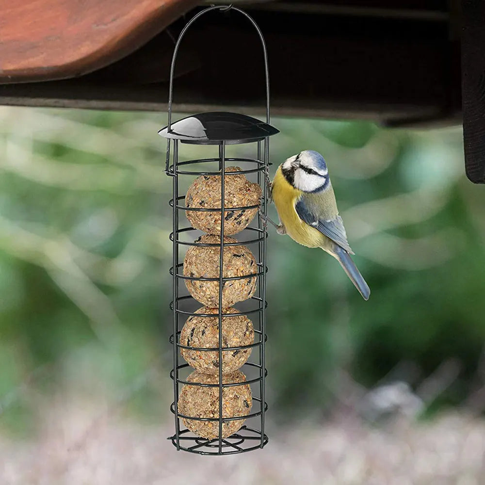 3PCS Wild Bird Feeder House Transparent Hanging Bird FeederGarden Patio Yard Feeding Station Pet Bird Supplies  Seed  Dispenser