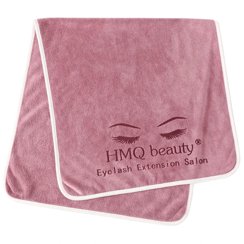 Reusable Eyelash Extension Salon Towel for Grafted Eyelashes Soft Turban Hair Cap SPA Pillow Towel Lash Accessories Makeup Tools