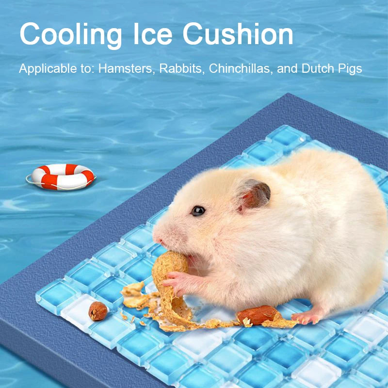 Summer hamster cooling and heat dissipation gold wire heat dissipation ice mat crystal rabbit ice house mat pet cool mat