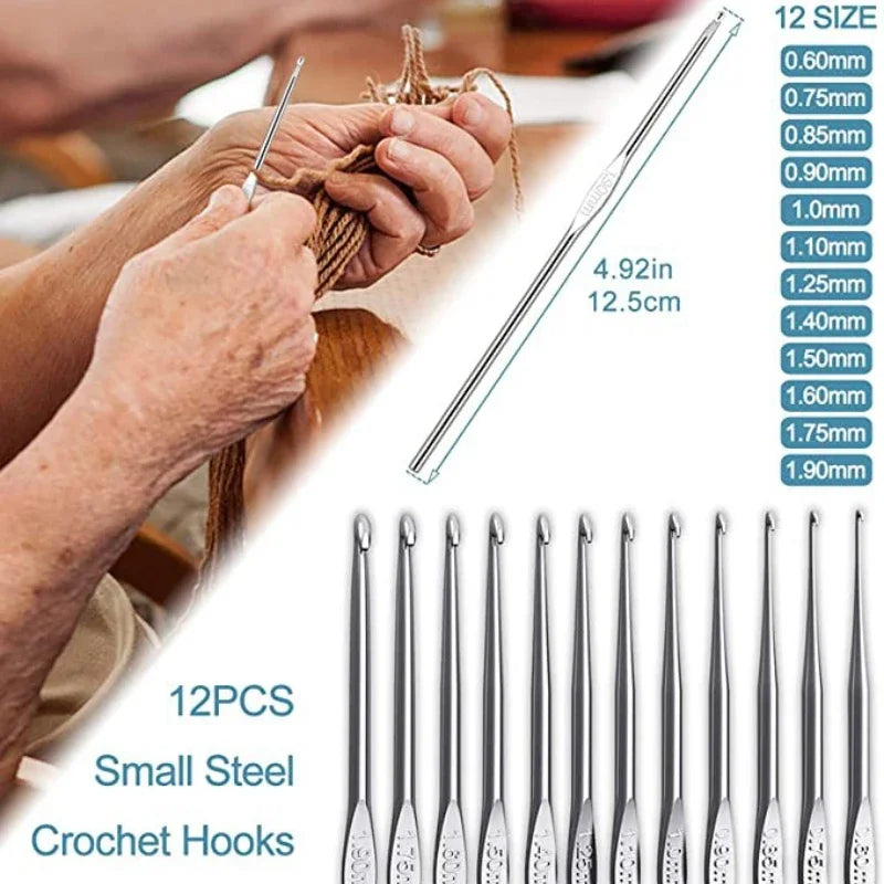 58 Pieces Crochet Hook Set Complete Kit for Beginners