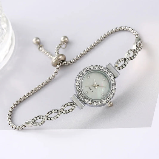 Luxury Women's Watches Simple Quartz Small Dial Bracelet Gift