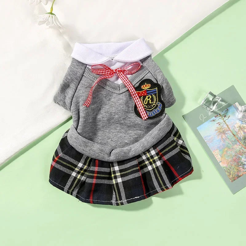 Couple Pet Dog Uniform Clothes for Small Medium Dogs Costume Puppy Pet Shirt Clothes for Dogs