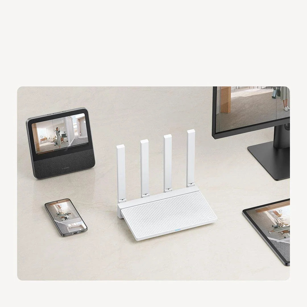 Router Xiaomi AX3000T 2.4G 5G Tecnología de malla WiFi 6 Penetración eficiente en la pared Protección en línea para niños Repetidor de enrutador WiFi