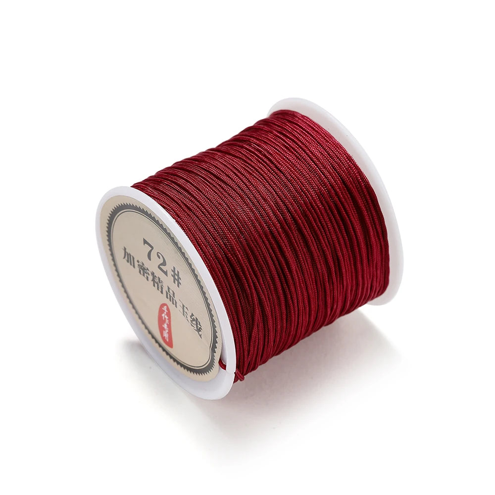 10/50M 0.8mm Nylon Thread Cord for DIY Jewelry Making