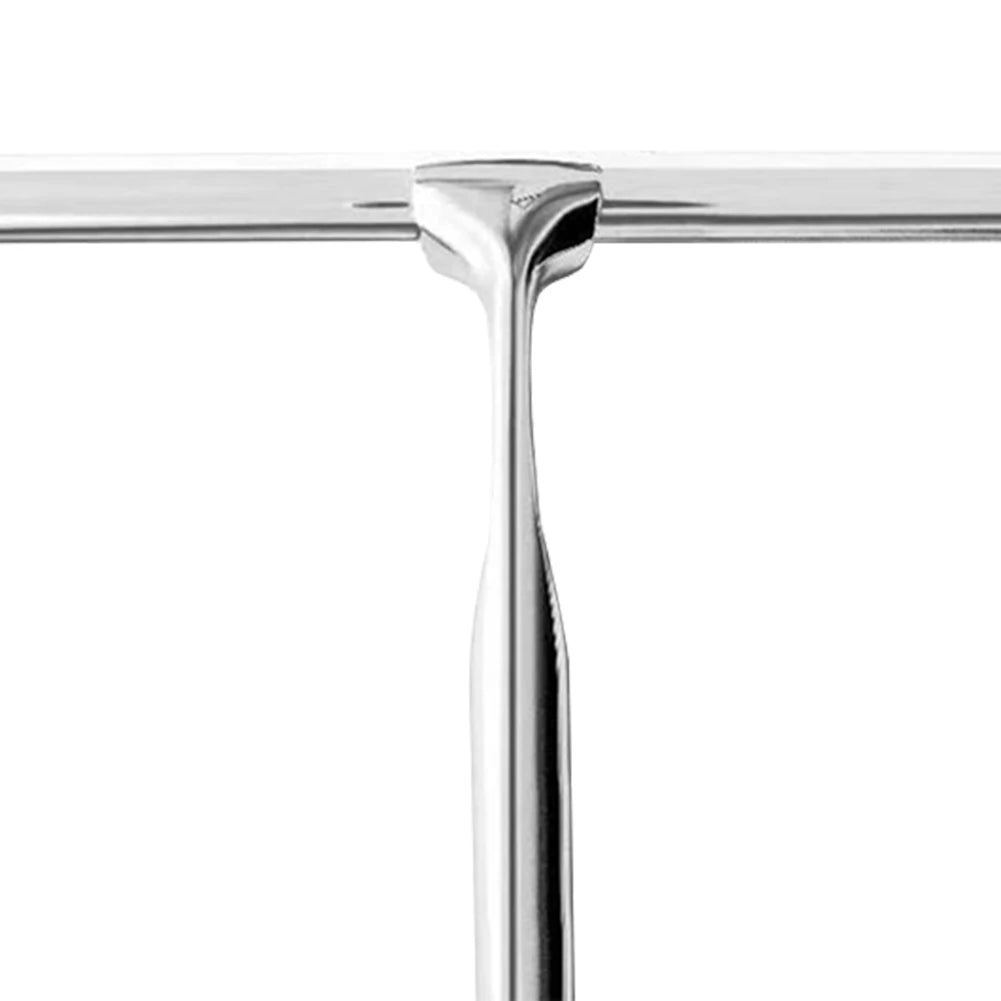 Stainless Steel Shower Squeegee and Glass Wiper Cleaner for Spotless Bathroom Mirrors and Windows
