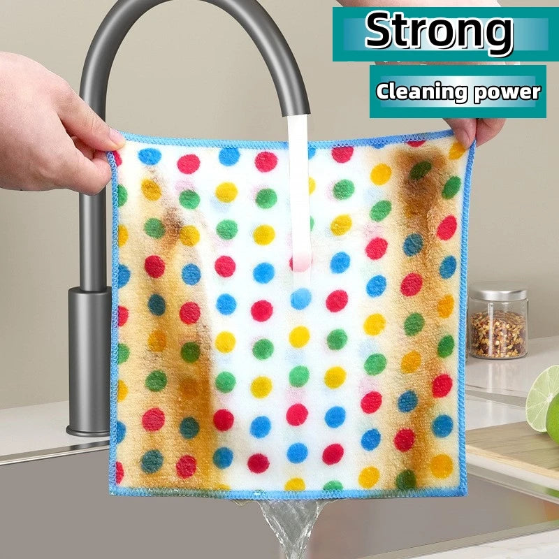 10PCS Microfiber Cleaning Cloths High Absorbent Dish Rags