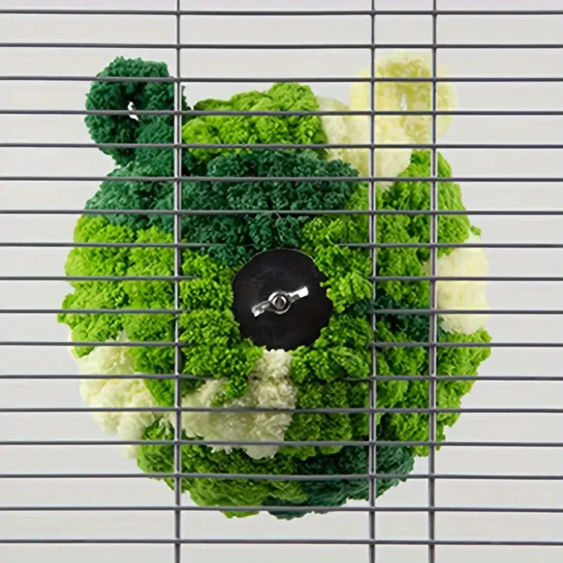 Warm Bird Nest Winter House Hanging Hammock Cage Accessories Plush Hideaway For Parrot Hummingbird Decoration Bird Cages