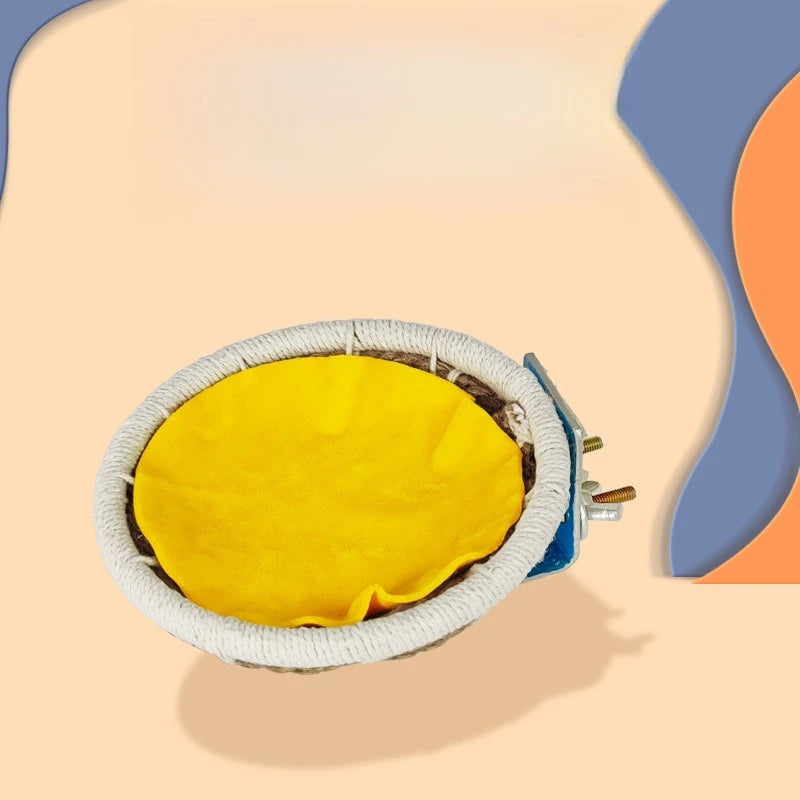 Handmade Knitted Parrot Warmth Nest, Universal for Budgerigars, Lovebirds & Cockatiels, Hanging Sleeping Toy Supplies