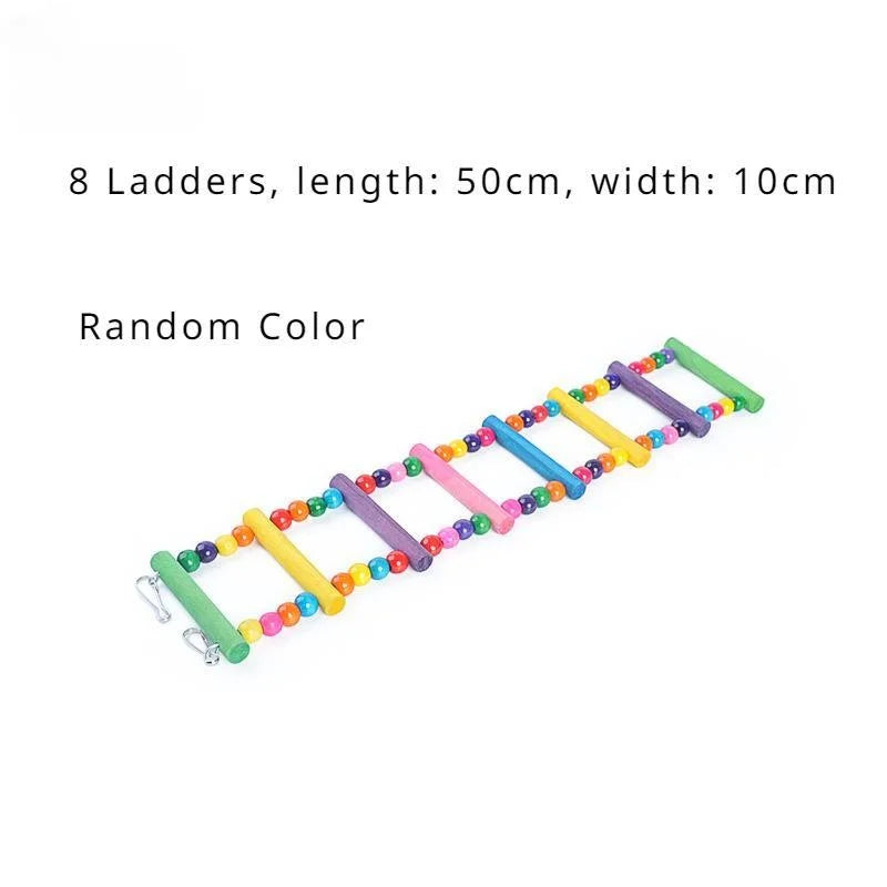 Bird Parrot Toys Ladders Swing Chewing Toys Hanging Pet Bird Cage Accessories Hammock Swing Toy for Bird Parrot