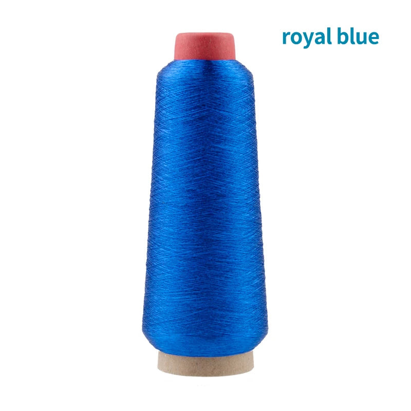 Colorful Computer Embroidery Cross Stitch DIY Bright Silk Metallic Yarn 3200M