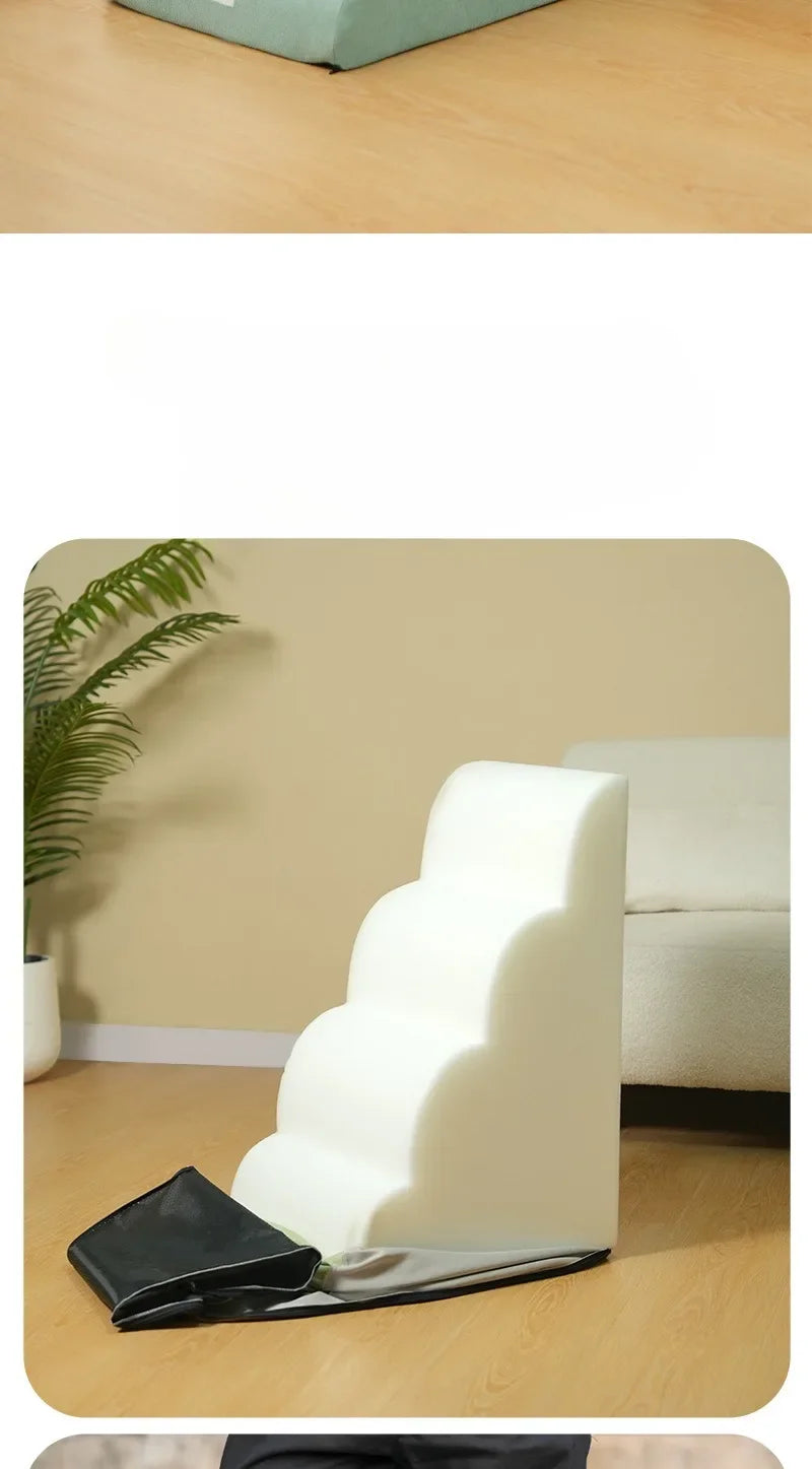 3 Layer Stair Dog Cat Ramp Ladder Memory Foam Washable Pet Supplies