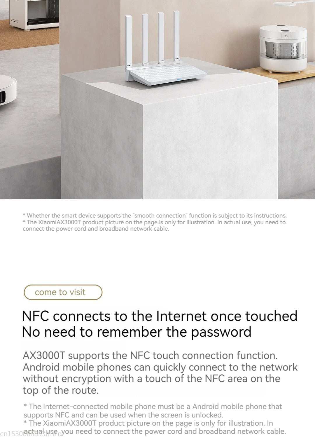 Xiaomi Router AX3000T 2.4G 5G Mesh Technology WiFi 6 Efficient Wall Penetration Children Online Protection WiFi Router Repeater