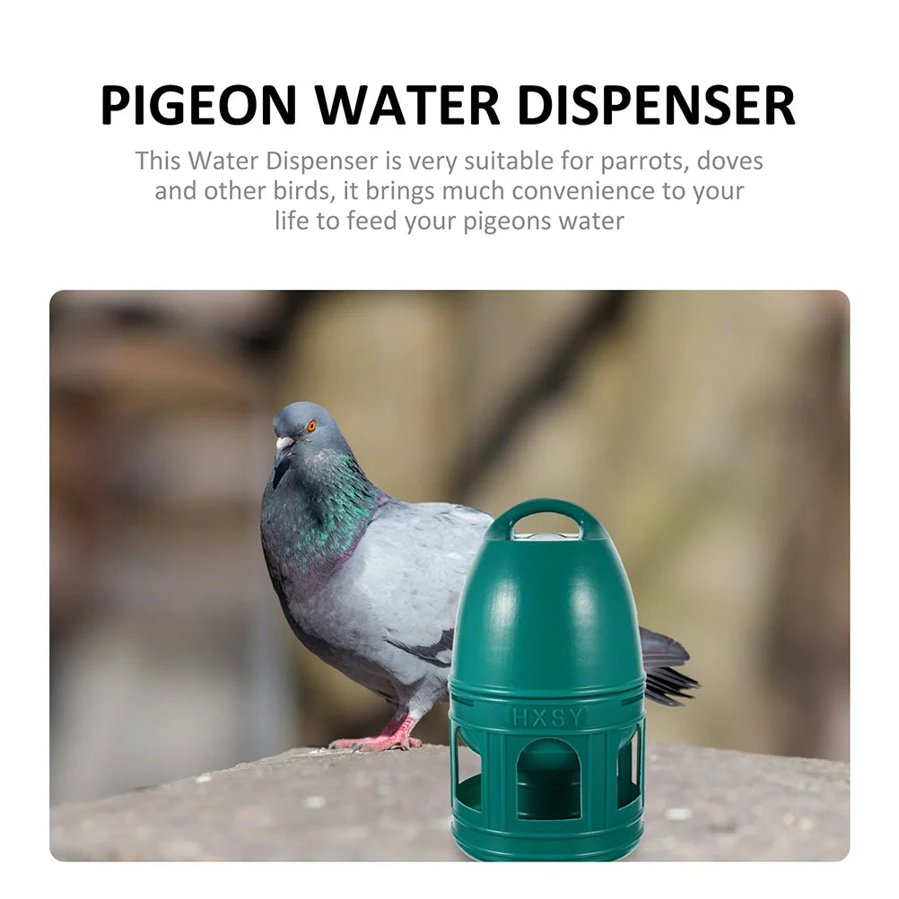 Bird Drinker Household Pigeon Feeder Plastic Water Feeding Container Dispenser Pet Accessory Portable Waterer Feeders