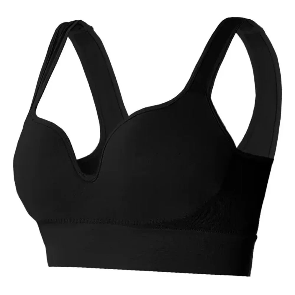 Women Seamless 3D Bra Camisole Underwear M L XL Black Ventilate Shock-Proof Crop Top Sports Fitness Yoga Casual