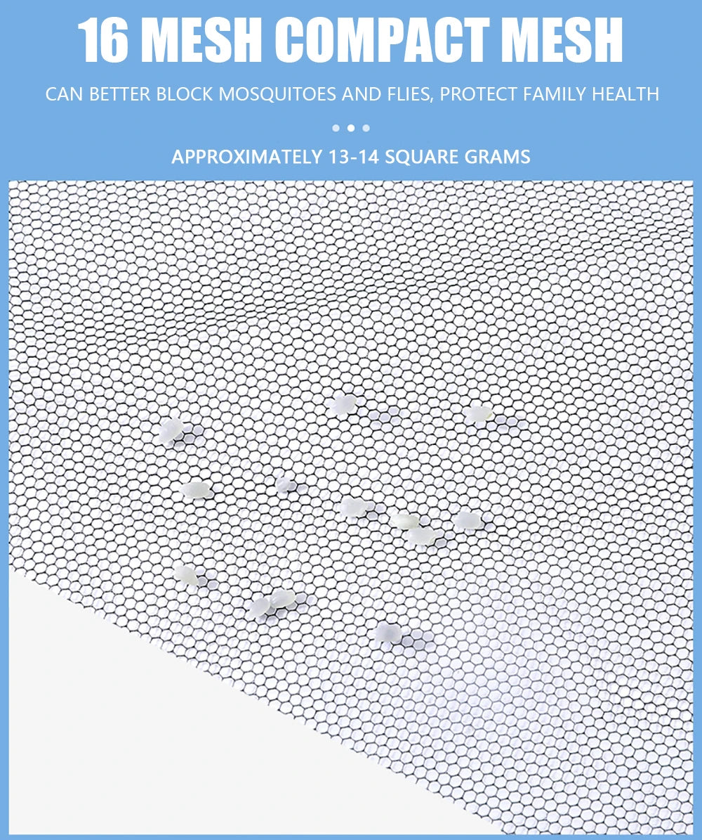 Mosquitera autoadhesiva para ventana, mosquitera para puerta, mosquitera de corte libre, cortina antimoscas, mosquitera