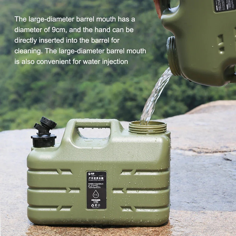 11L Portable Water Canister with Detachable Faucet Leak Proof Design Ideal for Outdoor Travel and Camping