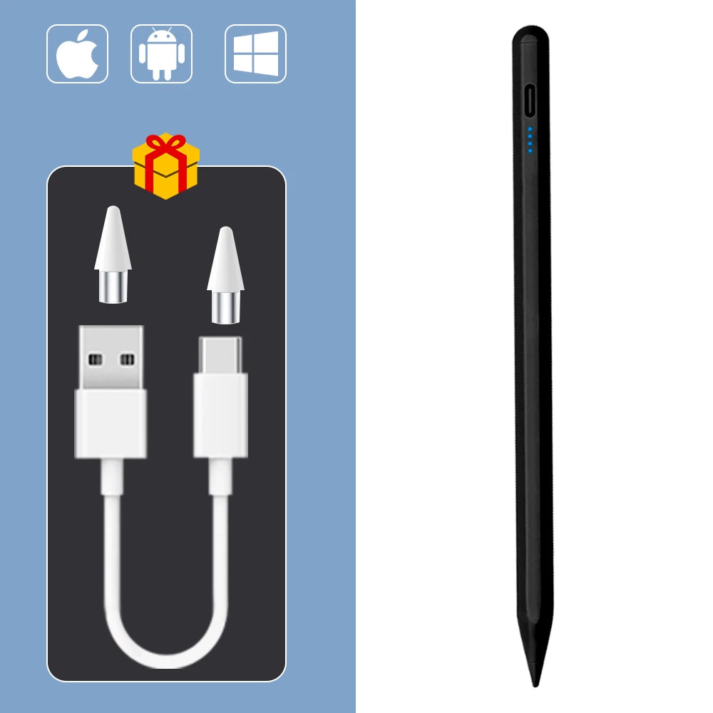 Universal Stylus For Android Ios Windows Ipad Pencil With Magnetic Adsorption Tablet Accessory For Huawei Xiaomi Samsung Pencil