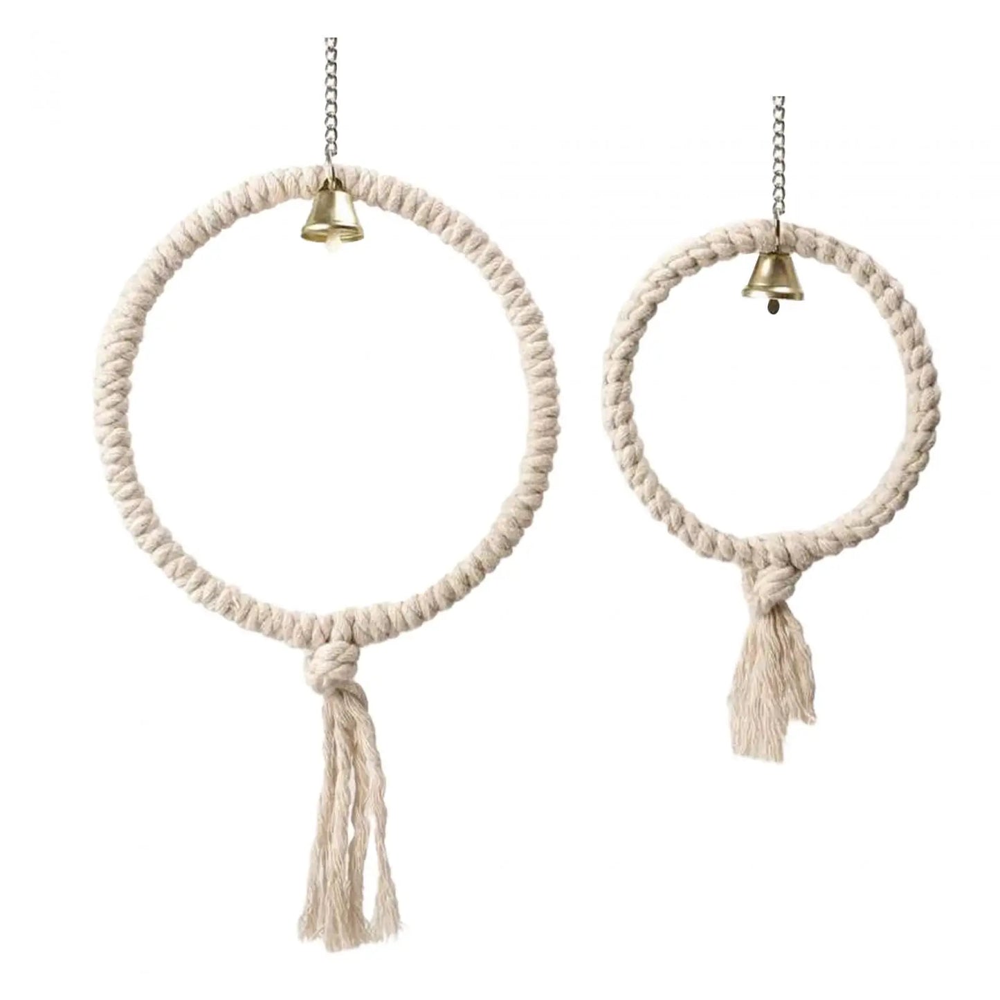 Parrot Climbing Rope Boredom Breaker Nest Swing Parrot Toy Chew Play Toy for Parakeet Canary Cockatoos Cockatiels Pet Supplies