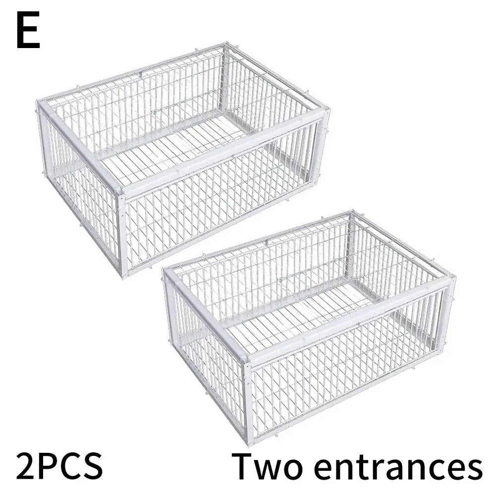Auto Trap Bird Cage Rabbit Cage Mouse Cage Entry Only No Exit Thickened Encrypted Automatic Pigeon Collecting Portable Bird Cage