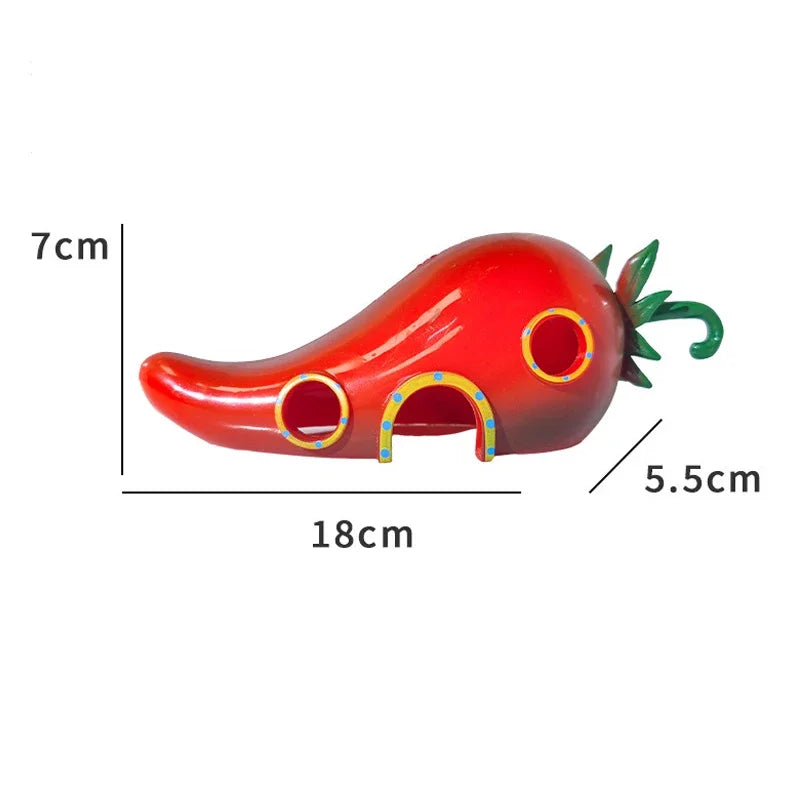 Fish Tank Landscaping Ornaments Aquarium Decoration Cartoon Underwater World Crab Restaurant Pineapple House Reptile Rest Home