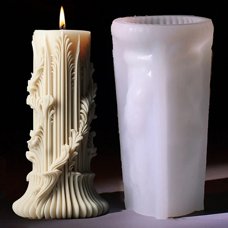 European Style Cylindrical Aromatherapy Candle Mold DIY Tool