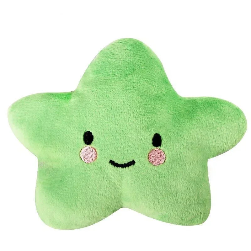 Pets Toys Plush Sounding Pentagram Toys Pets Chew Playing Fun Cute Puppy Dogs Cats Squeaky Toys Pets Supplies Accessories