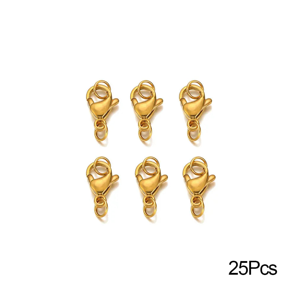 Stainless Steel Lobster Clasps Connector for DIY Jewelry Making