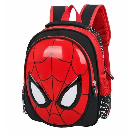 Marvel Cartoon Children's Shoulder Bags Spider Man Student School Bag Cartoon 3d Stereo Kindergarten Backpack Travel Bags Gifts