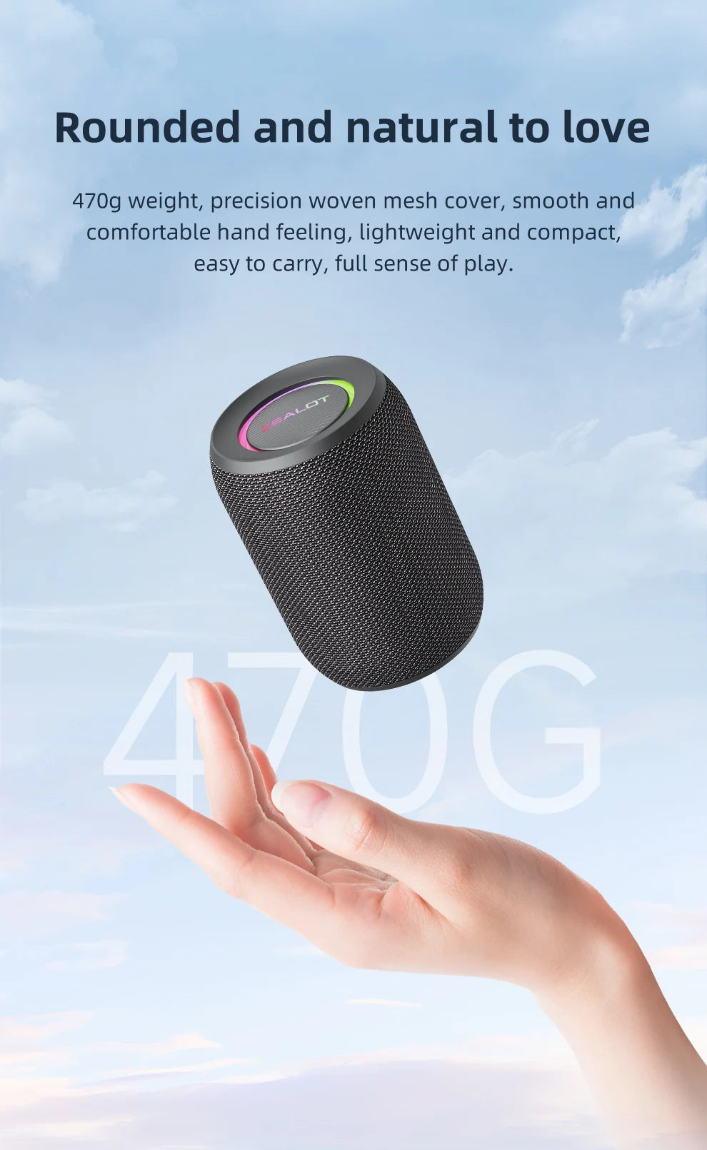 Zealot S62M Portable Bluetooth Karaoke Machine with Wireless Microphones Ideal for Home and Family Gatherings